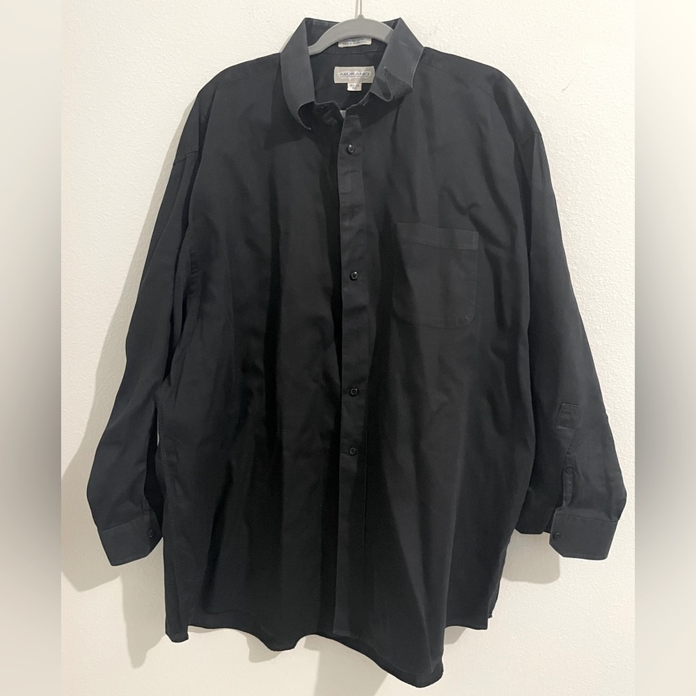 Classic Black Button-Up Shirt